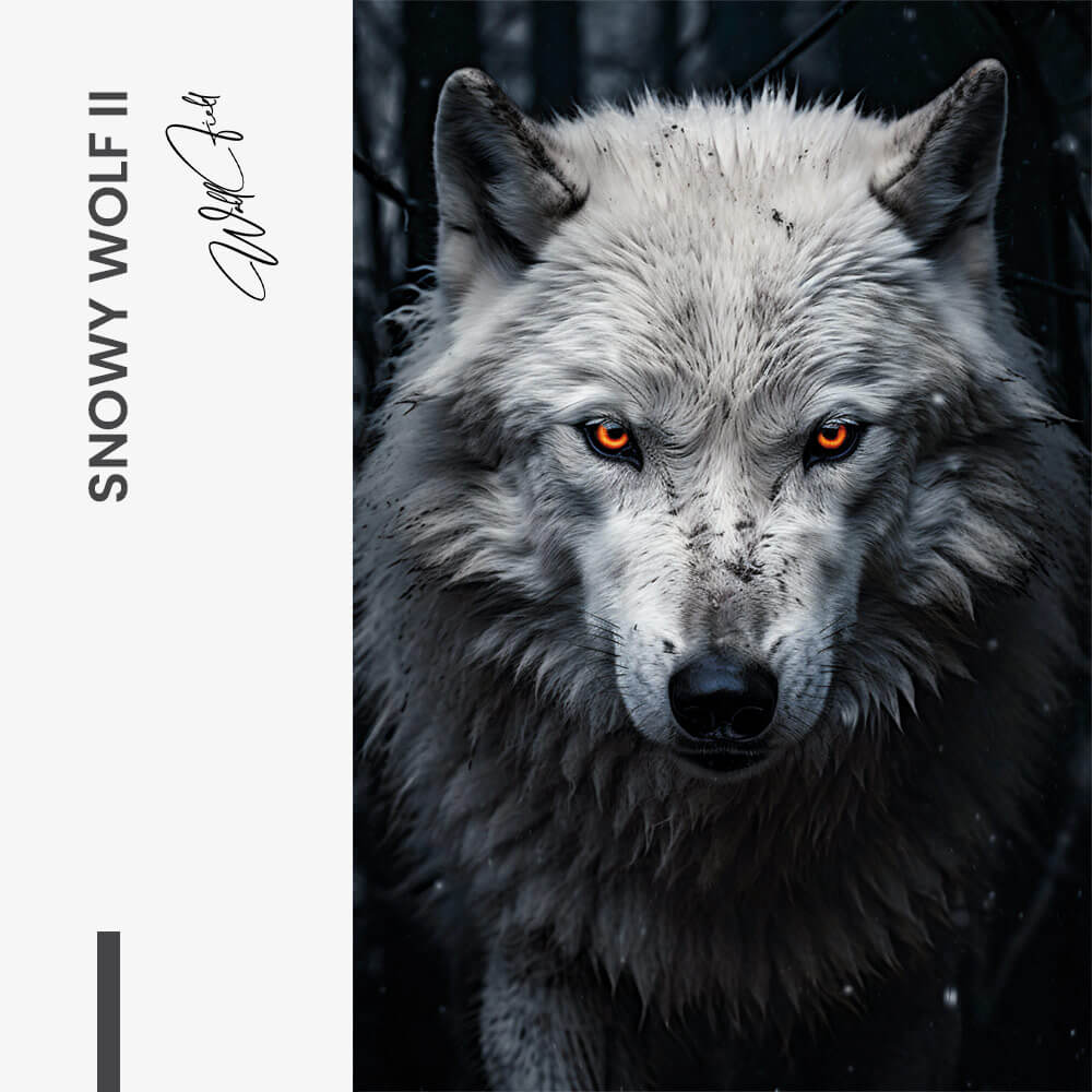 Snowy Wolf II – Vetro