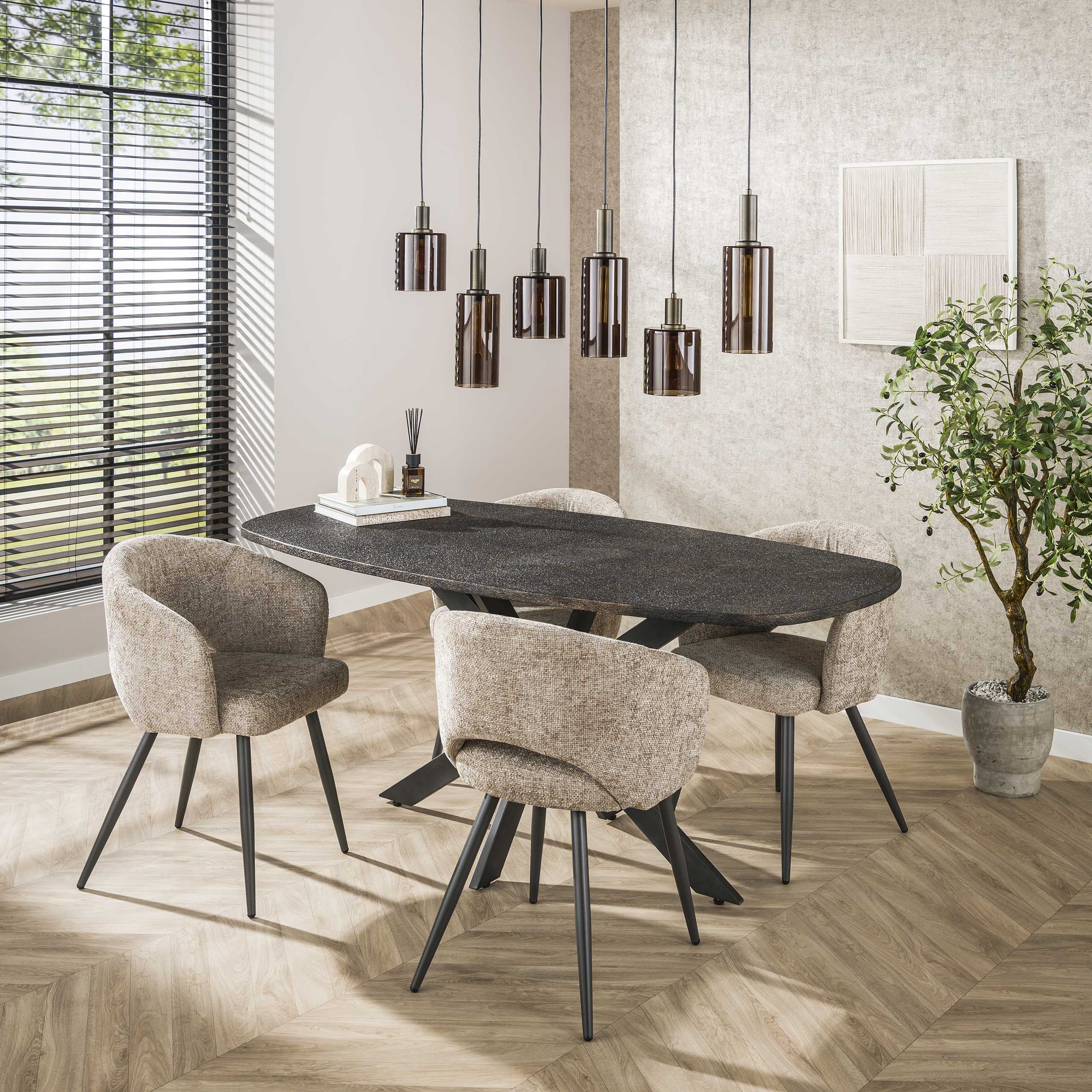 Poltrona Salon - confezione da 2 - Cargo sabbia