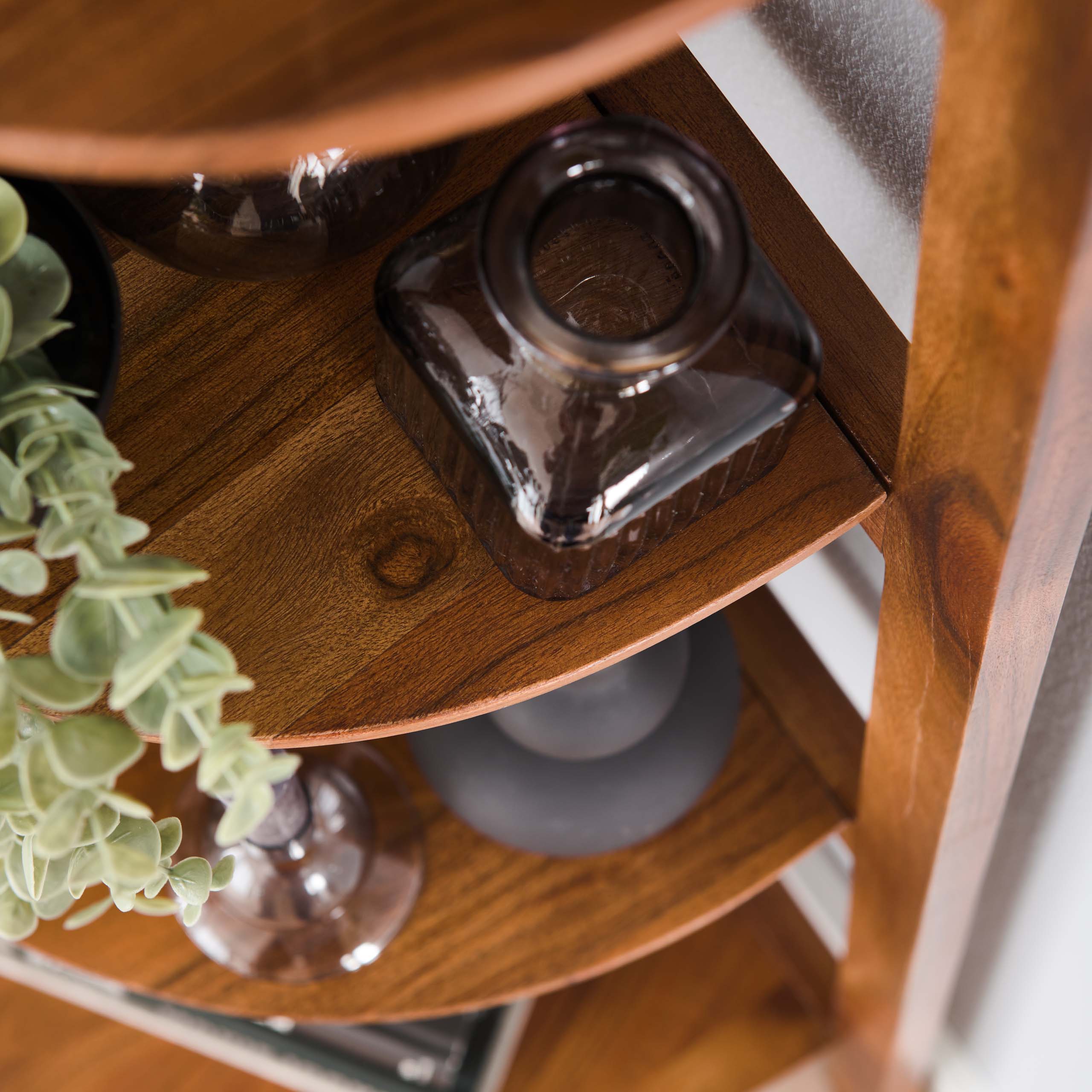 Cremagliera angolare Angle - Sabbia di acacia massiccia