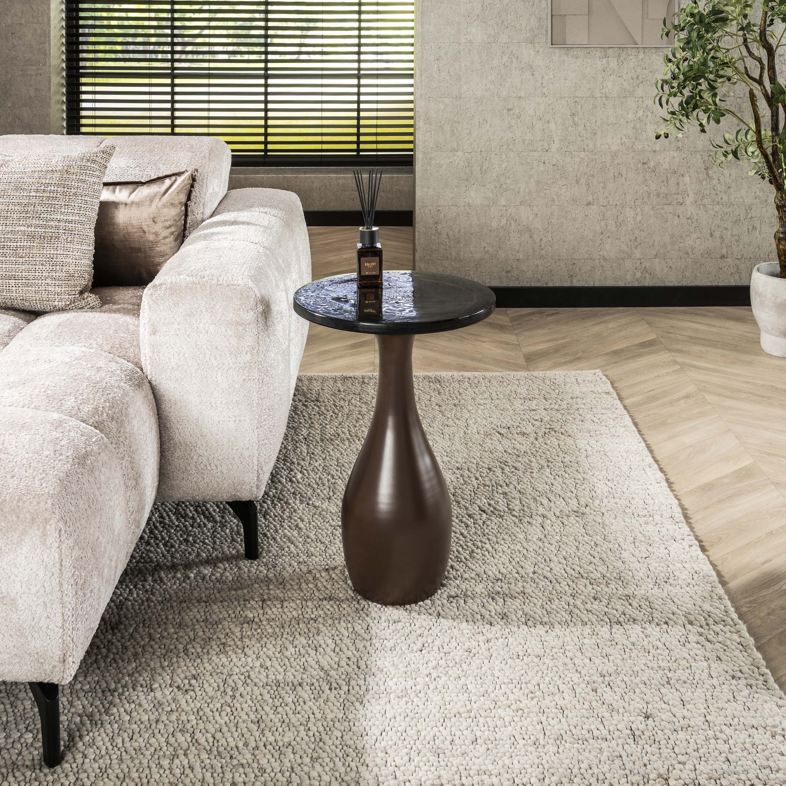 Side table Eclipse Drop M - Antique copper