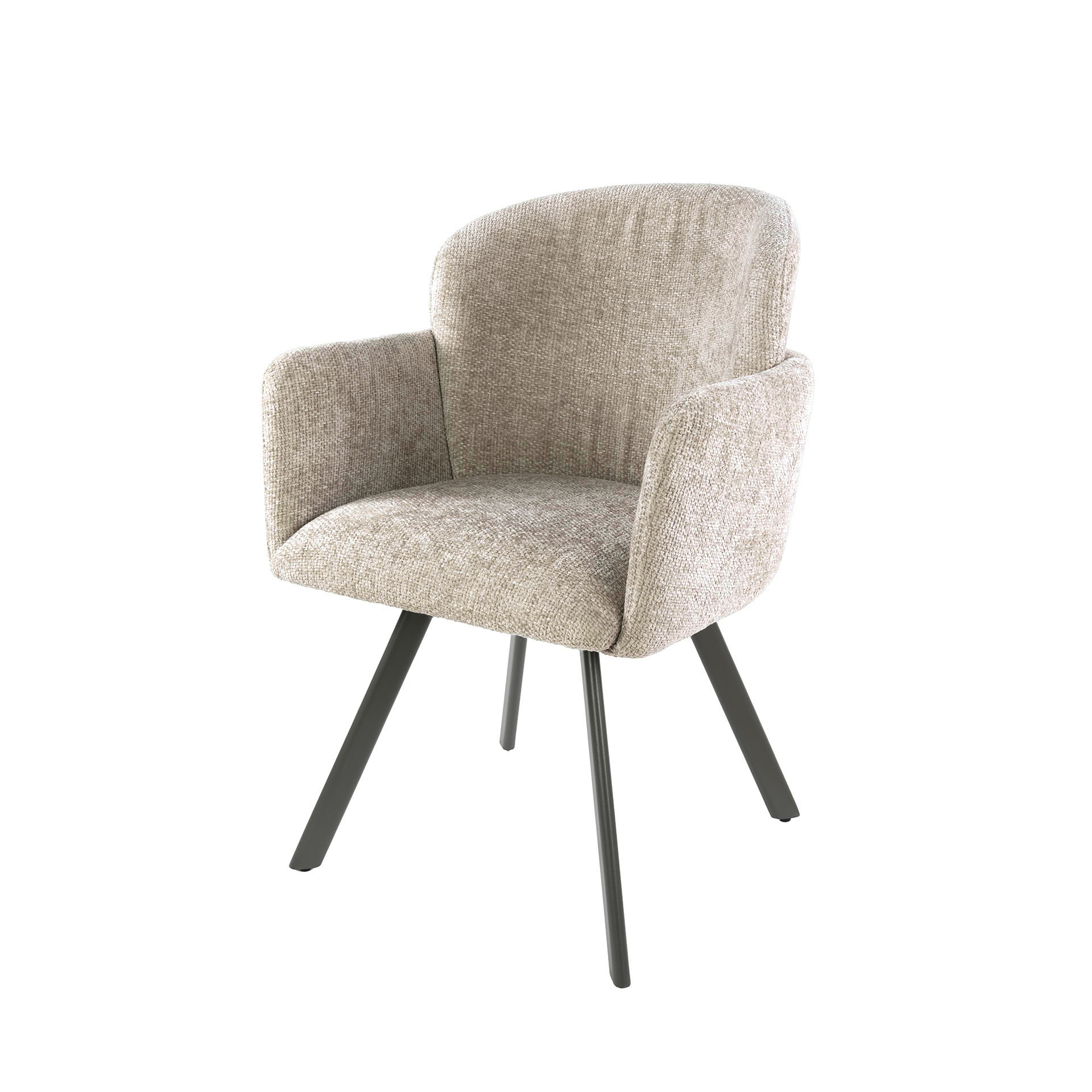 Poltrona Embrace girevole - set da 2 - Hoven sabbia