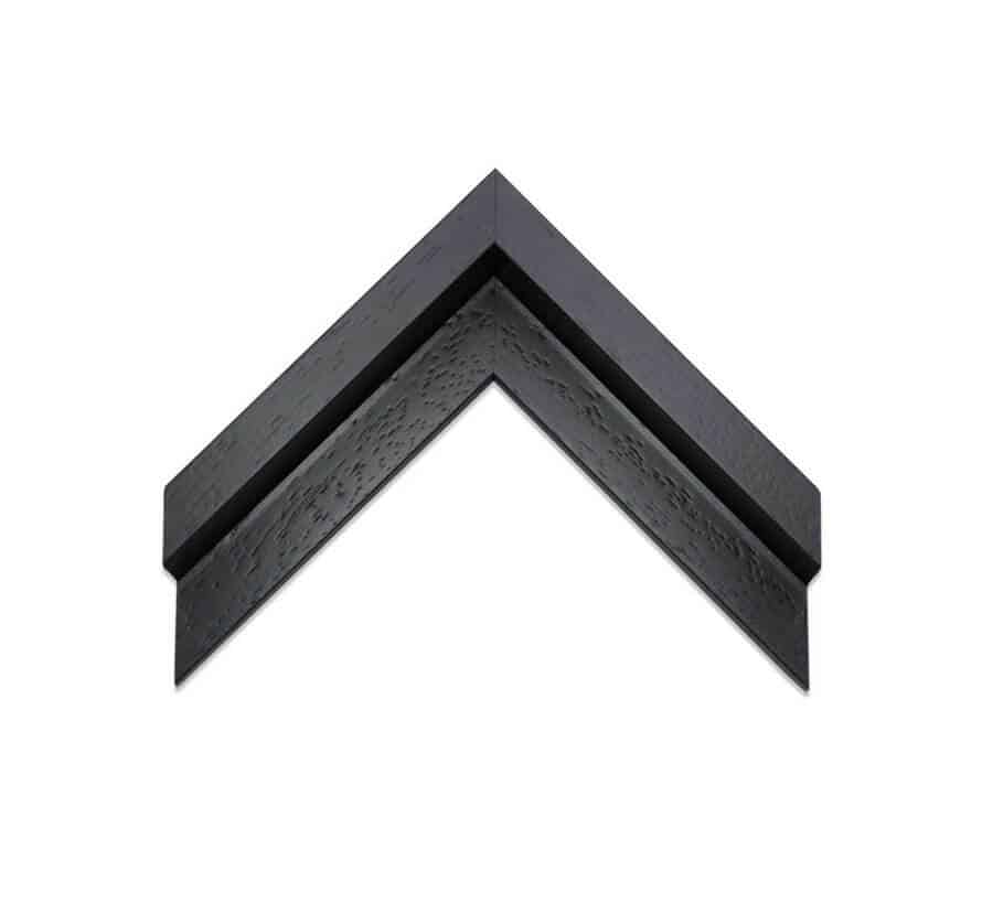 Cornice a cassetta - Nero (Glasschilderij)