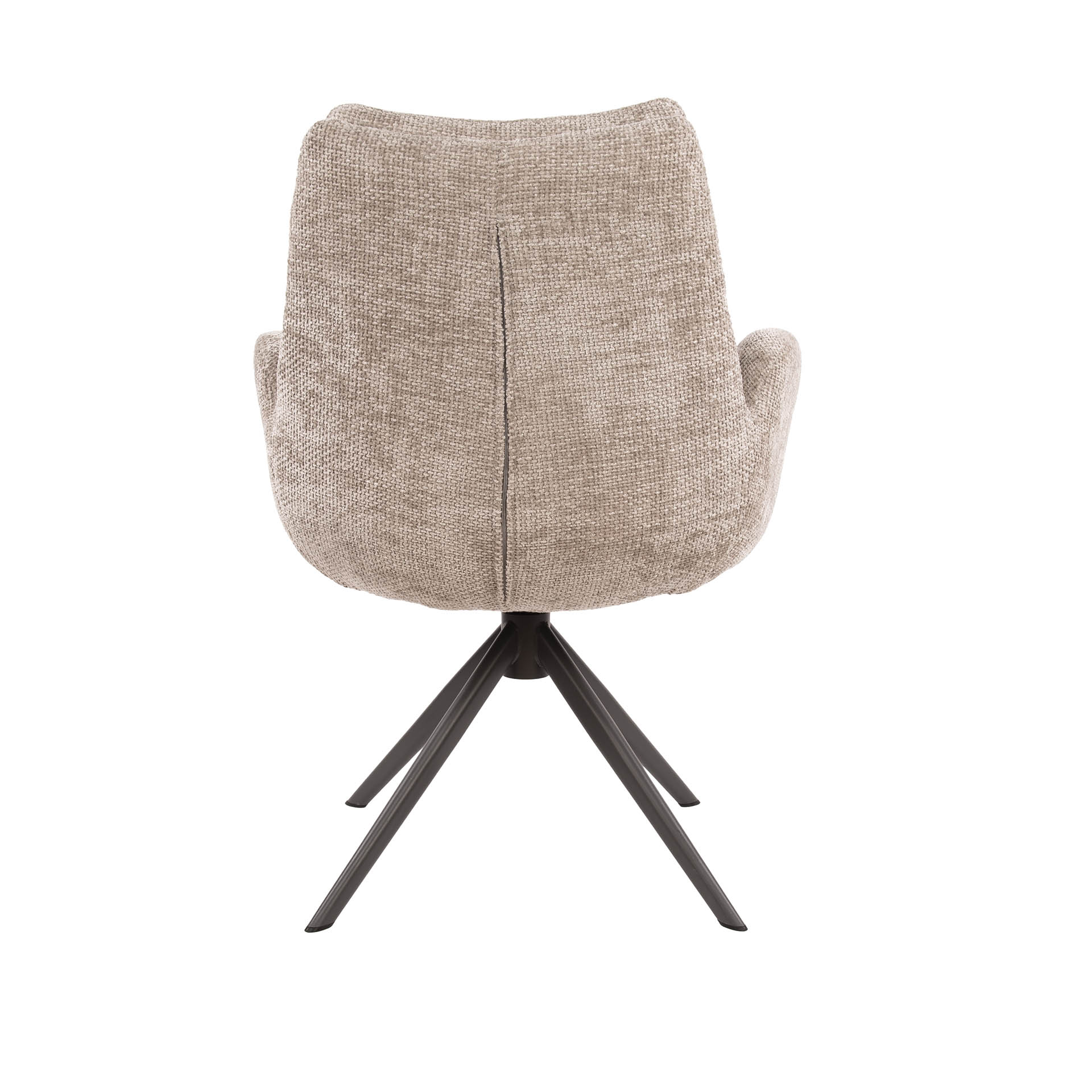 Poltrona Lounge girevole - set di 2 - Hoven sabbia