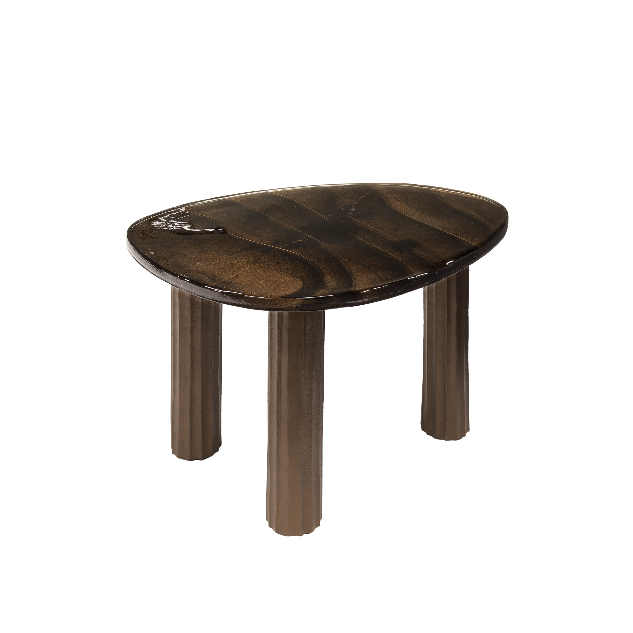 Tavolino Eclipse M - Rame antico