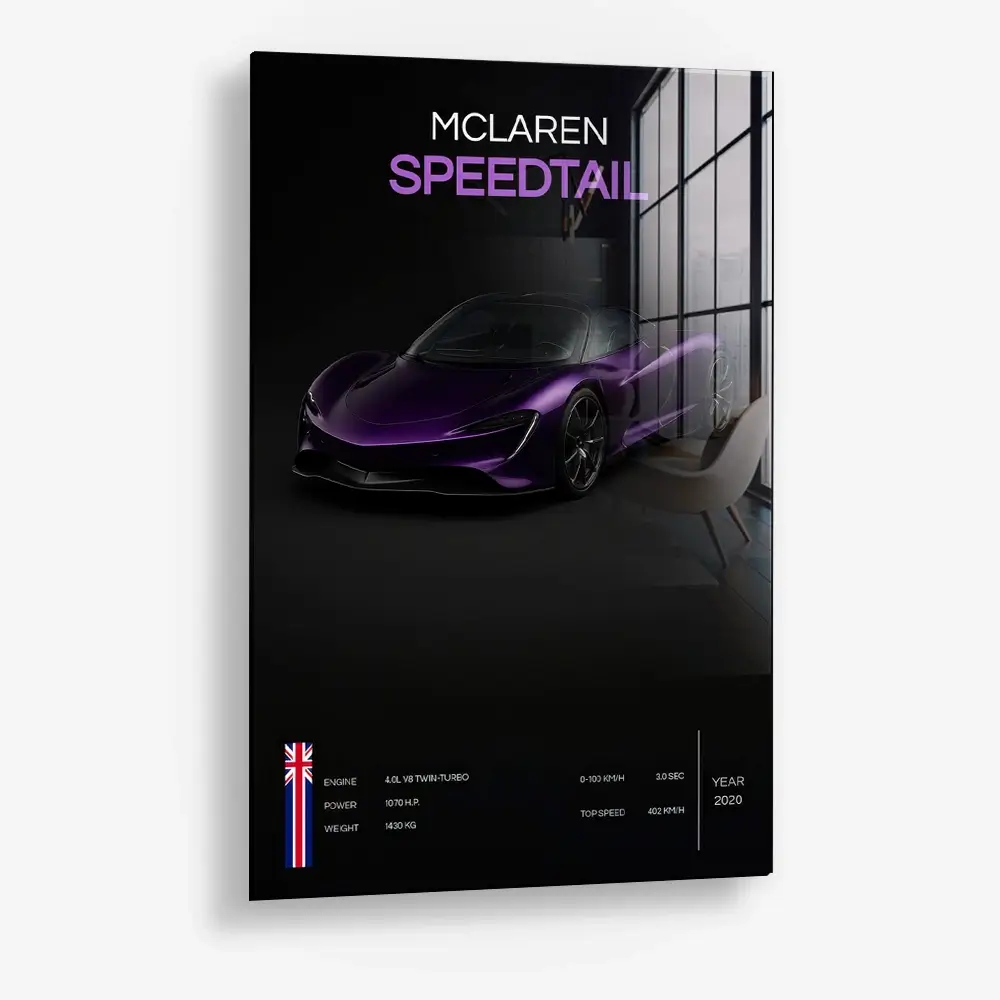 Hypercars – McLaren Speedtail – Glass