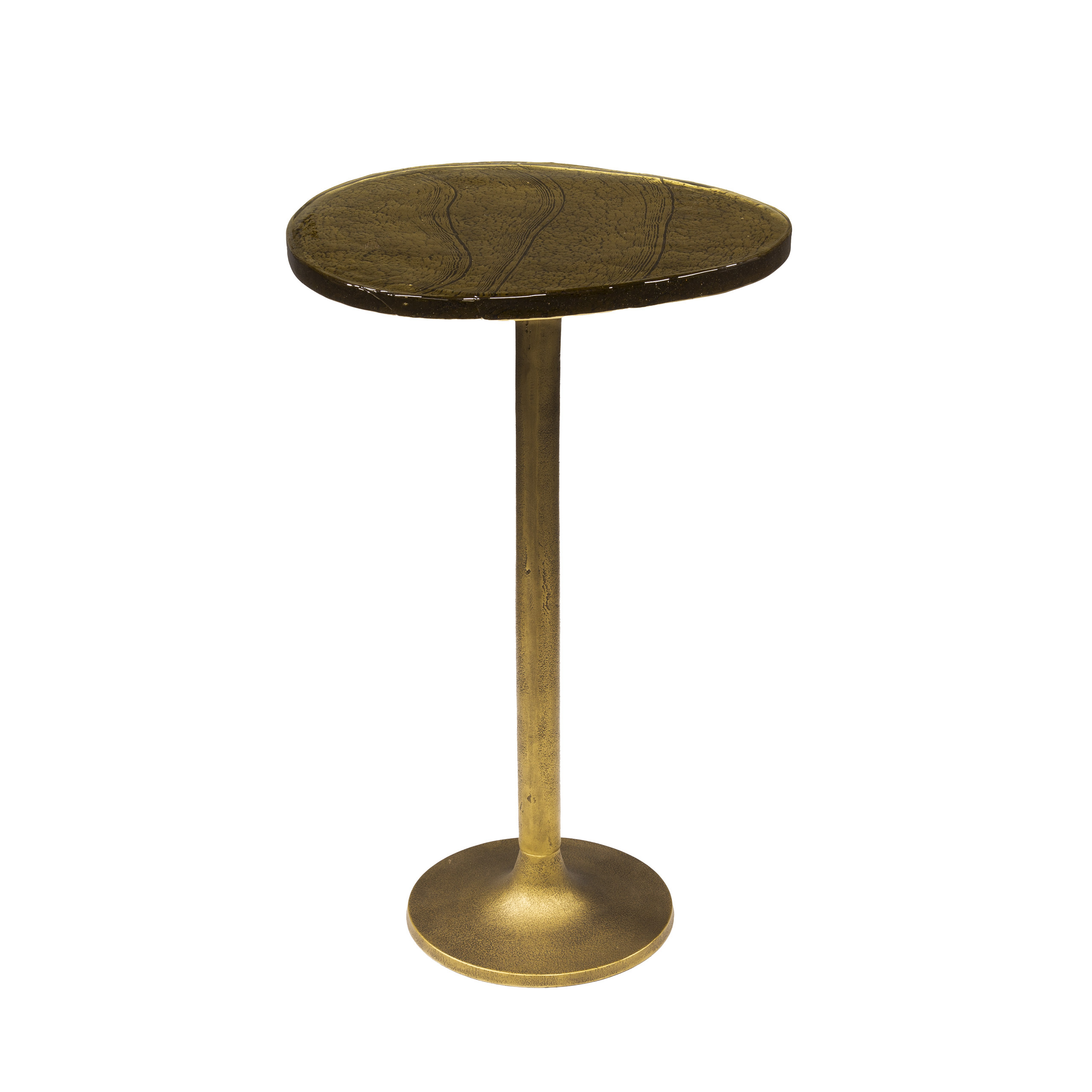 Tavolino Eclipse alto - Oro antico