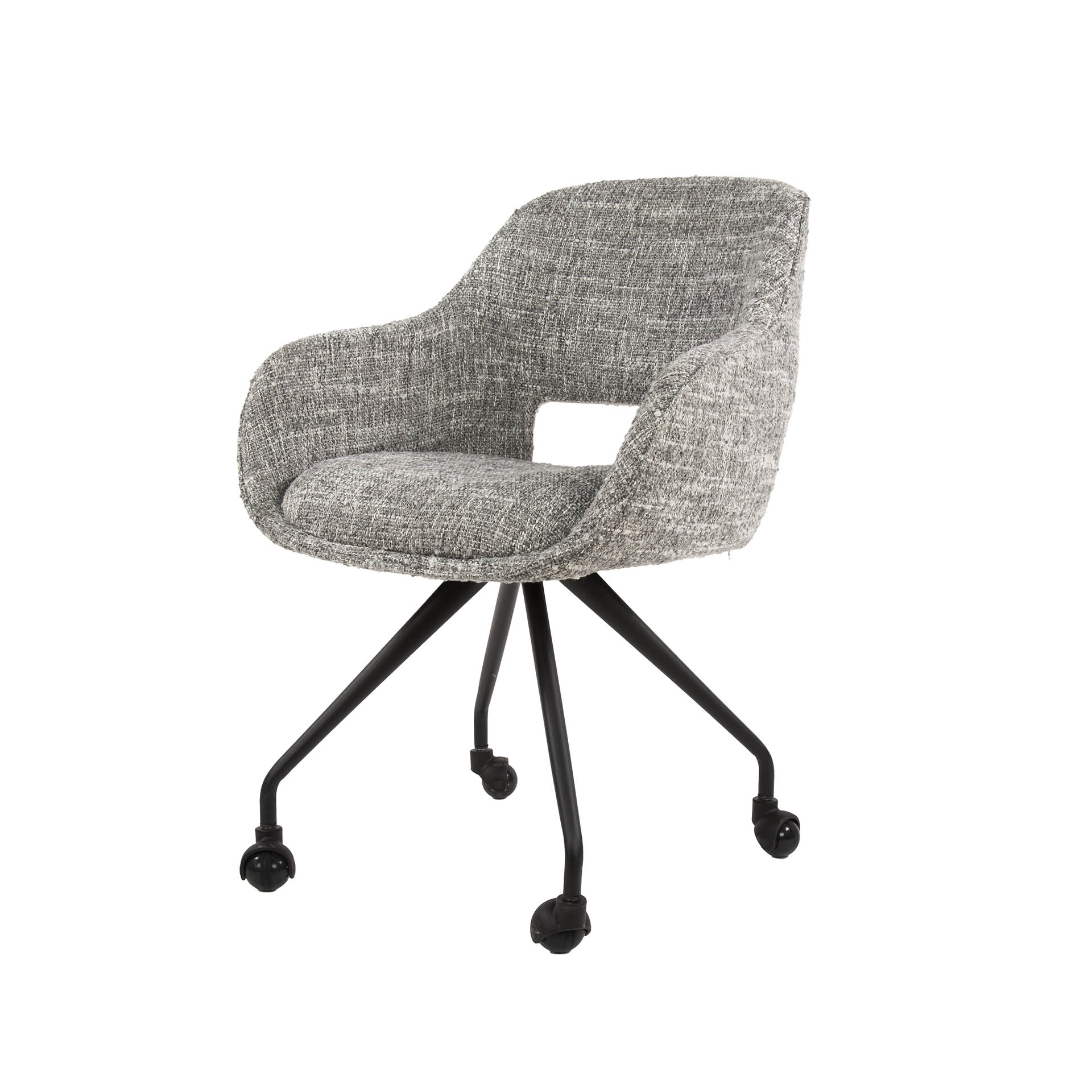 Ruote a molle per poltrona VPE2/Eagle grigio acciaio