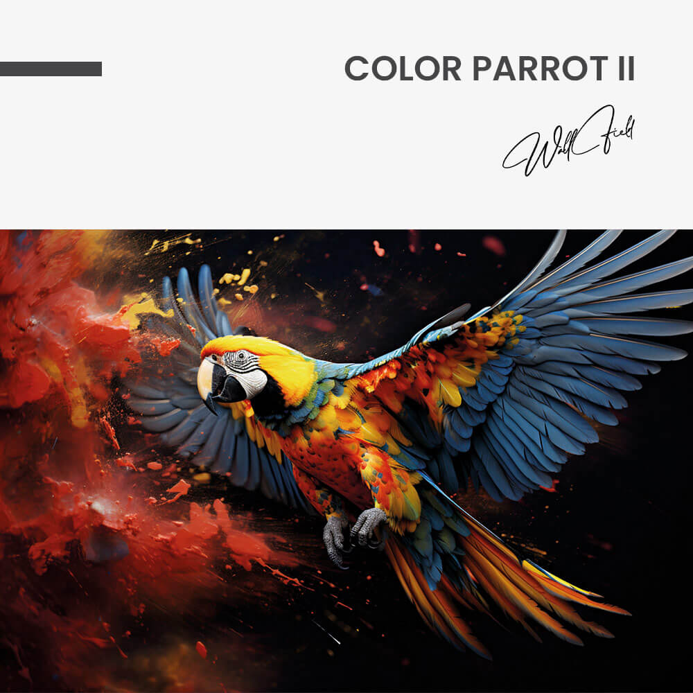 Color Parrot II – Vetro
