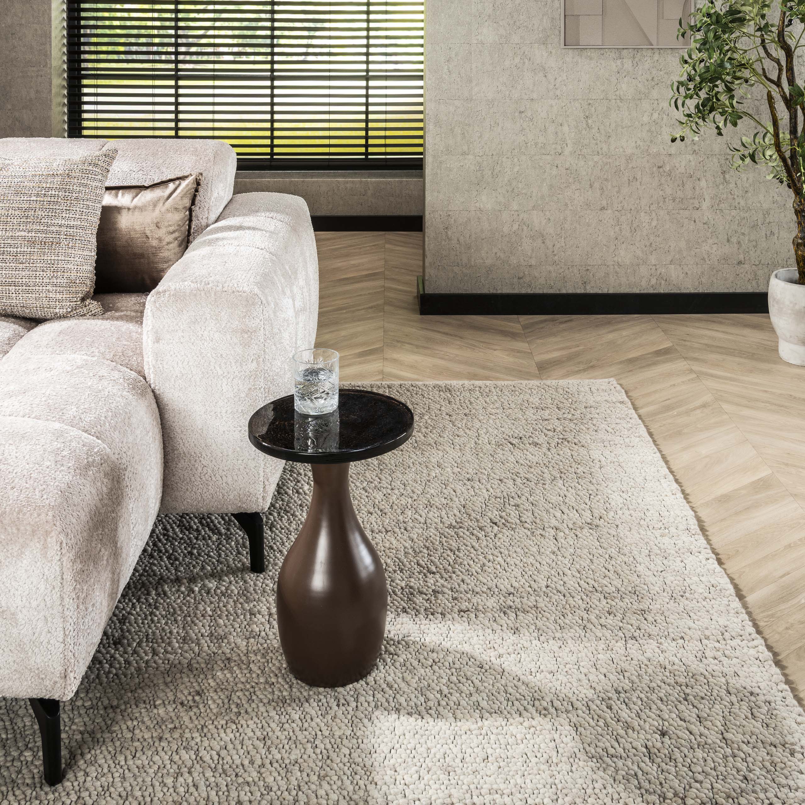 Side table Eclipse Drop S - Antique copper