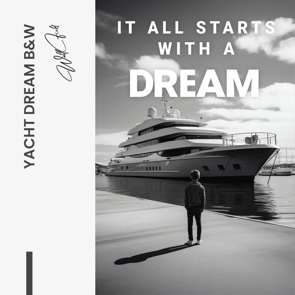 Yacht Dream B&W – Vetro