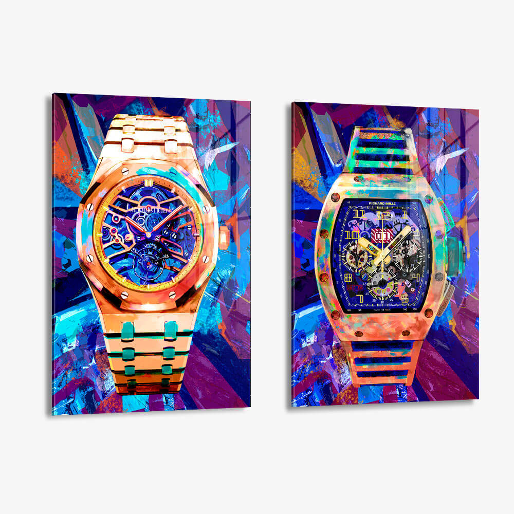 Bundle: "Colored Watch" (2x) – Glass