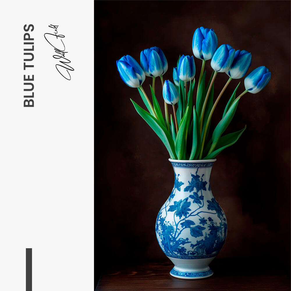 Blue Tulips – Vetro
