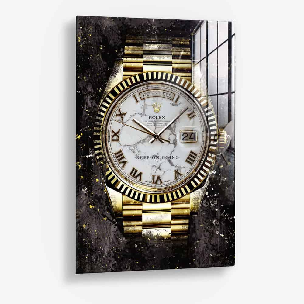 Golden Timing - Glass