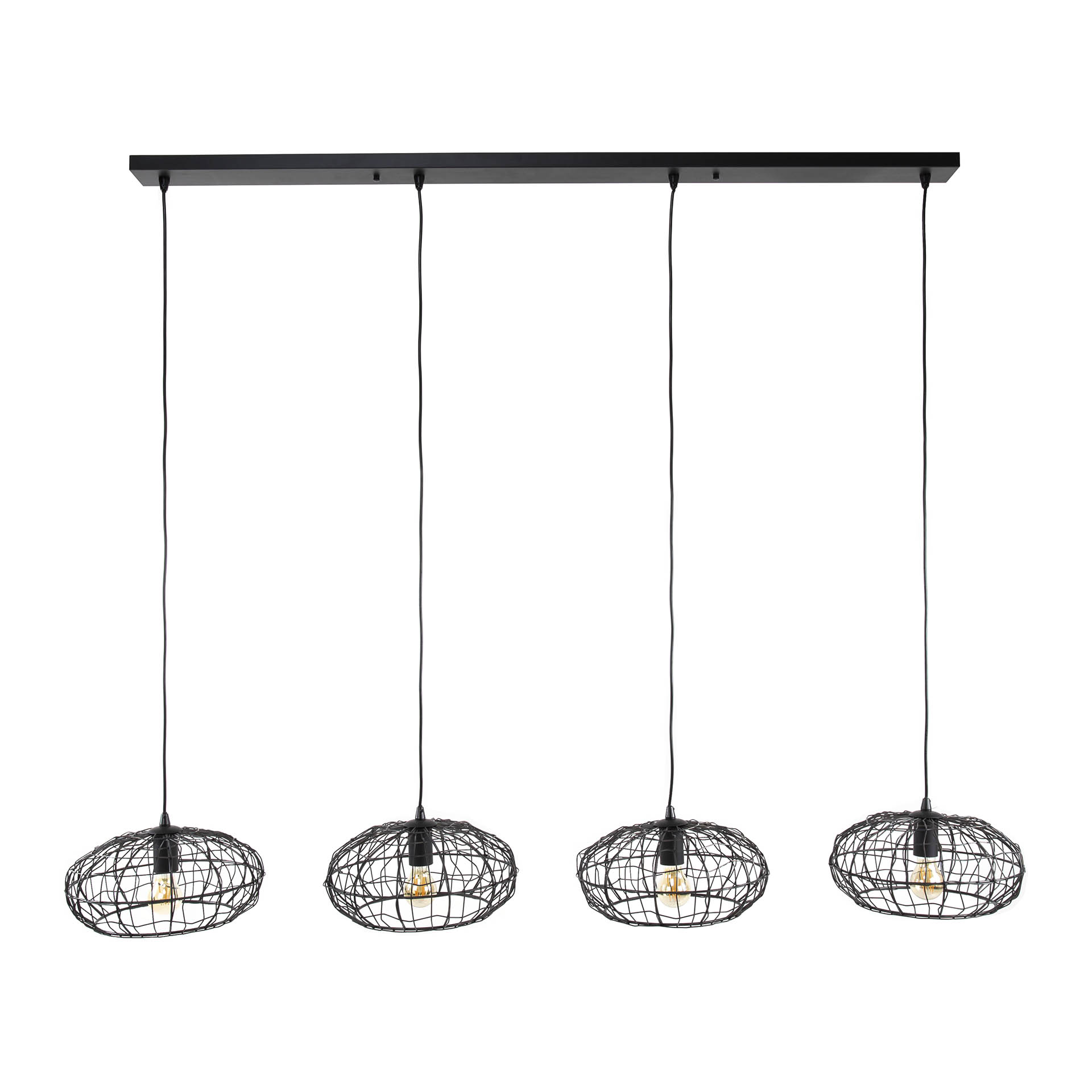 Hanging lamp 4L connect XL / Black brown