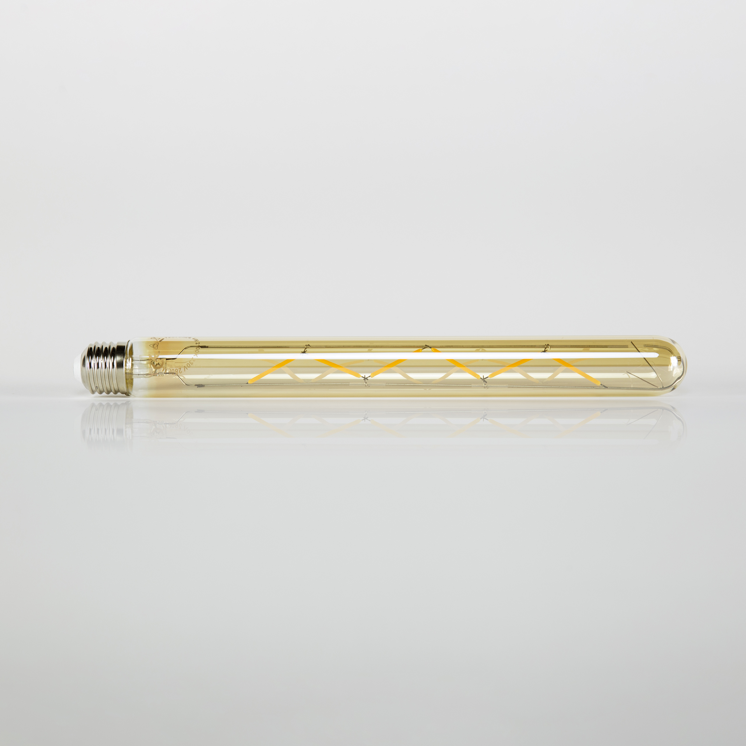 Sorgente luminosa LED [T32-L300] tubo a filamento 30 cm - E27 4W 2100K 280lm dimmerabile / Vetro ambrato