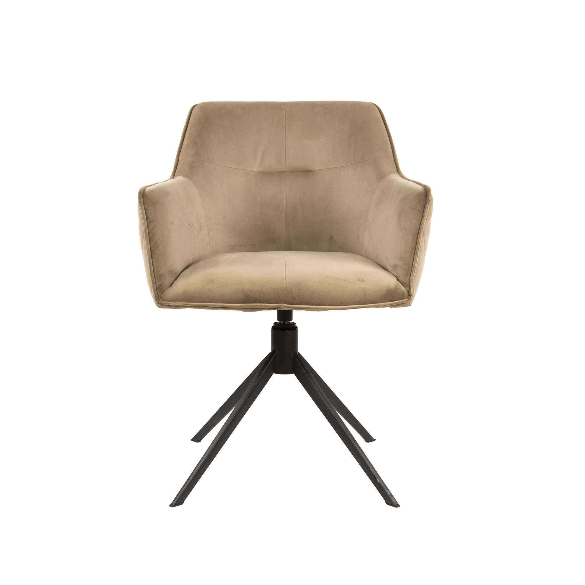 Armchair pull rotatable. VPE2 / Champagne velvet