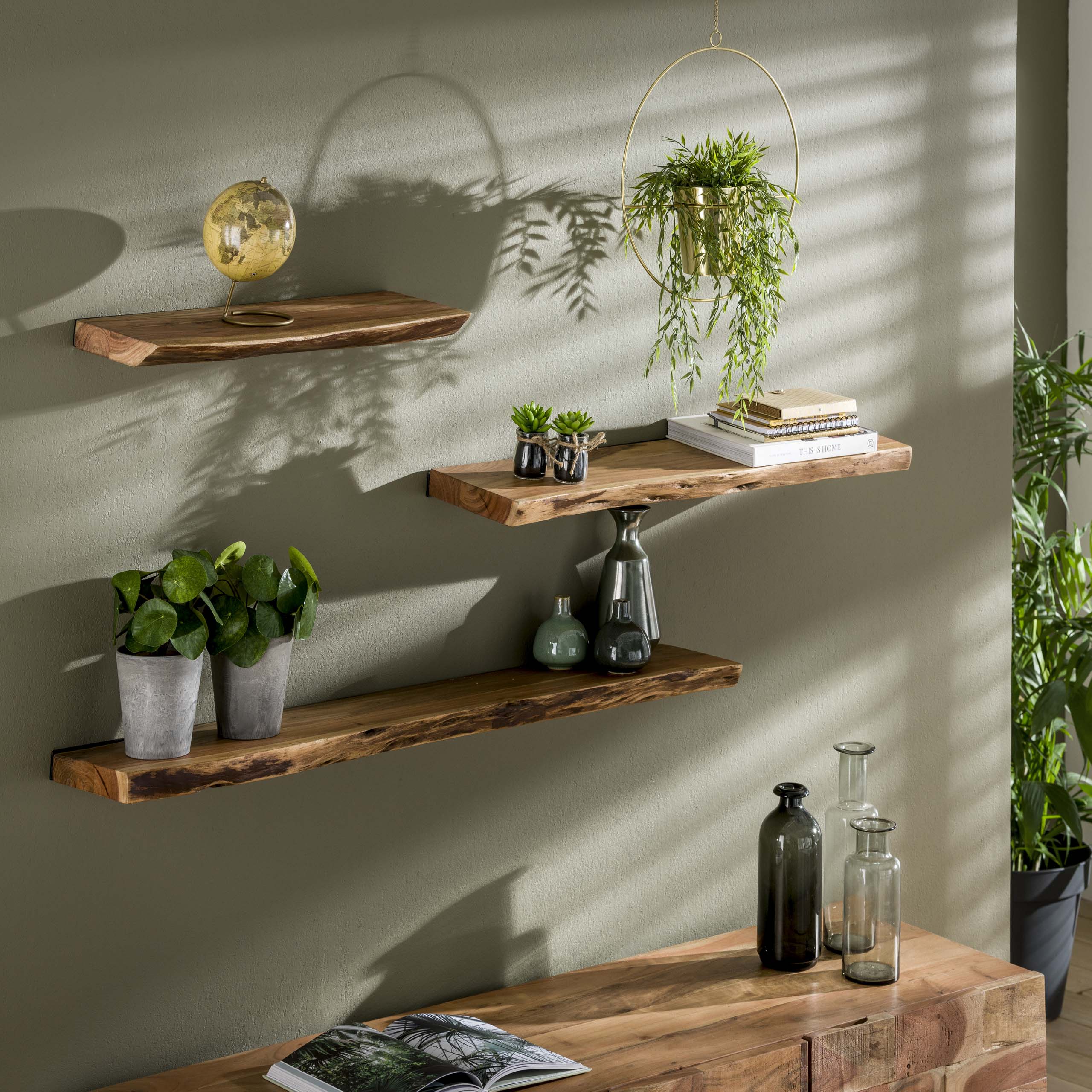 Wall shelf Serril 90 cm
