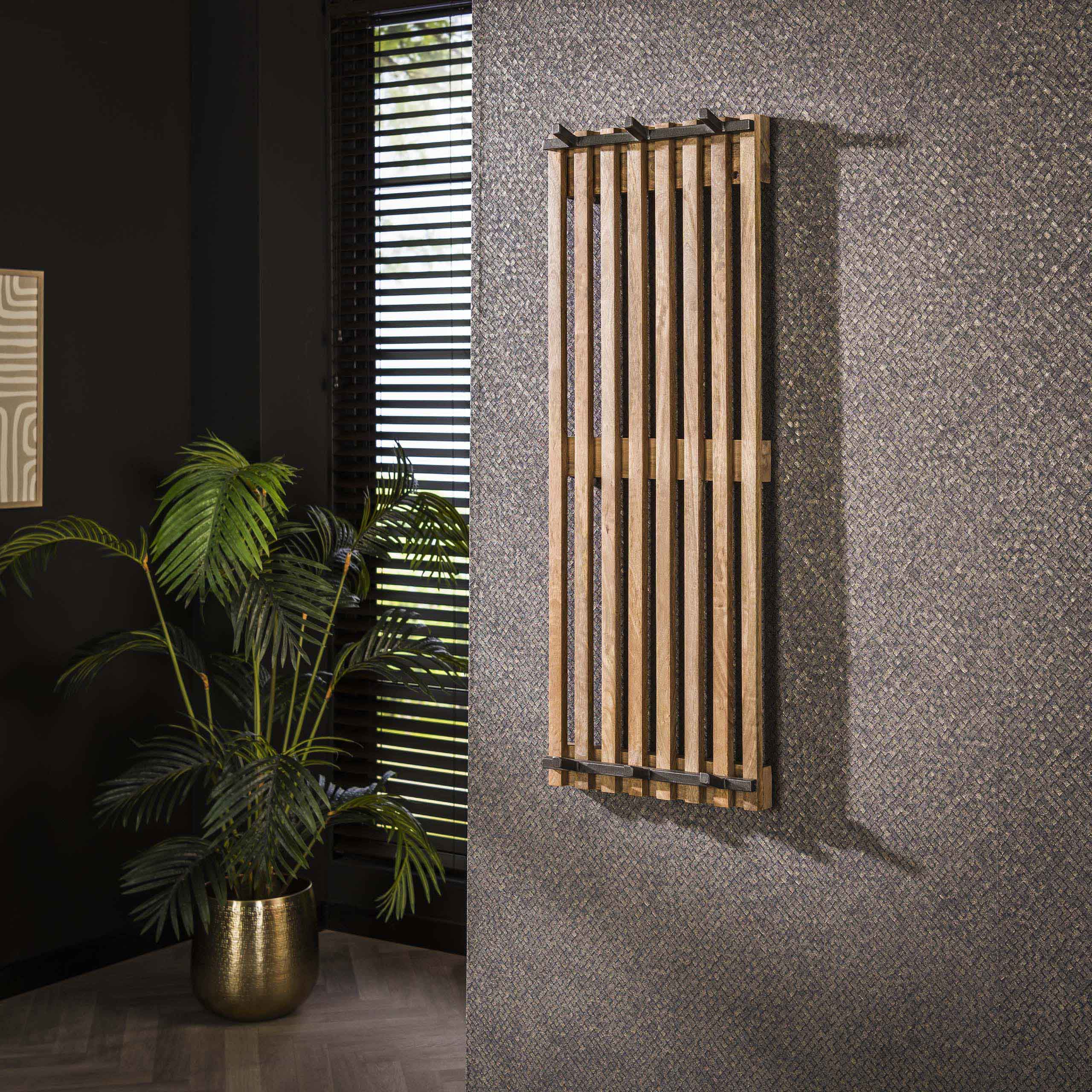 Appendiabiti tweak 2x3 ganci alti / Solido color sabbia mango