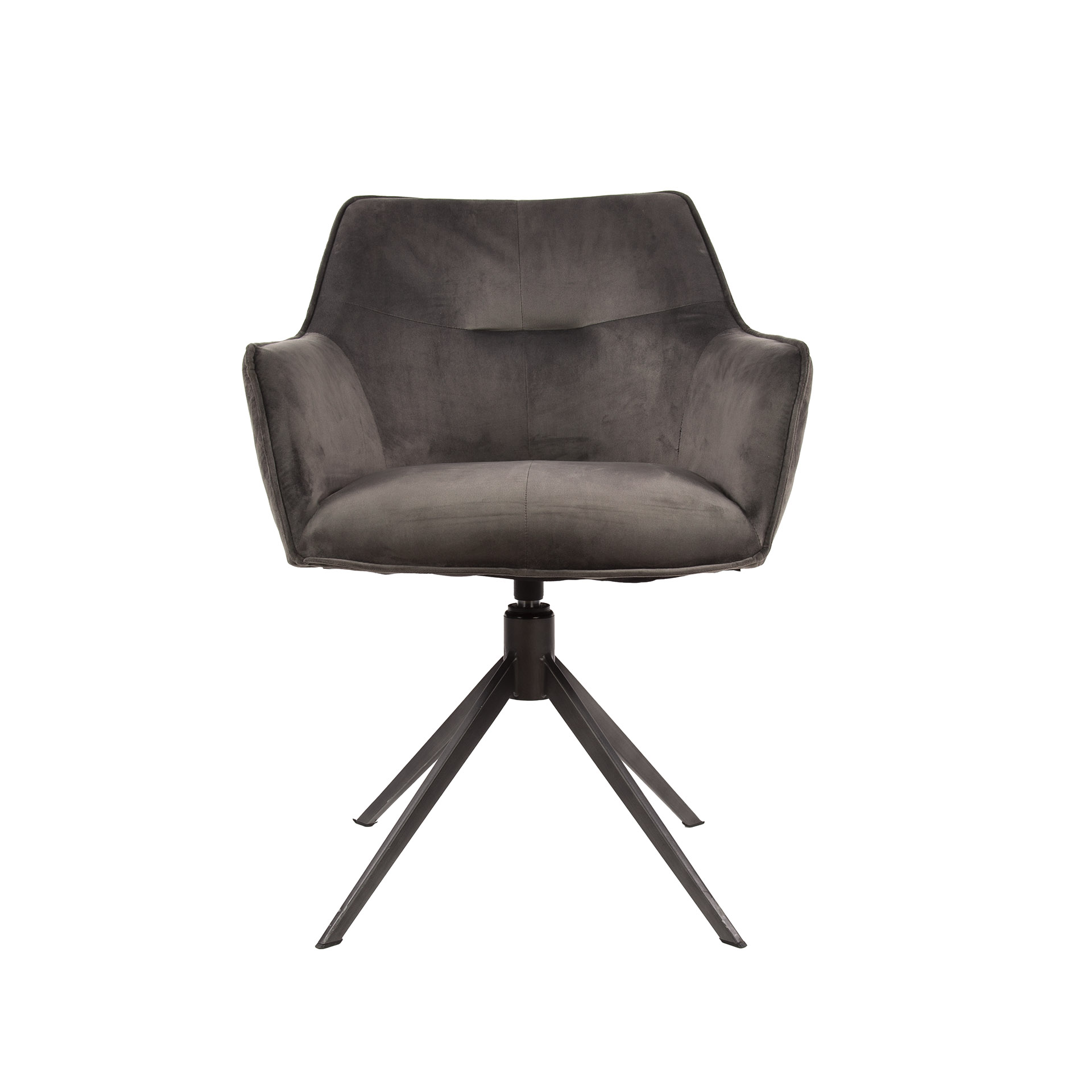 Armchair pull rotatable. VPE2 / Anthracite velvet