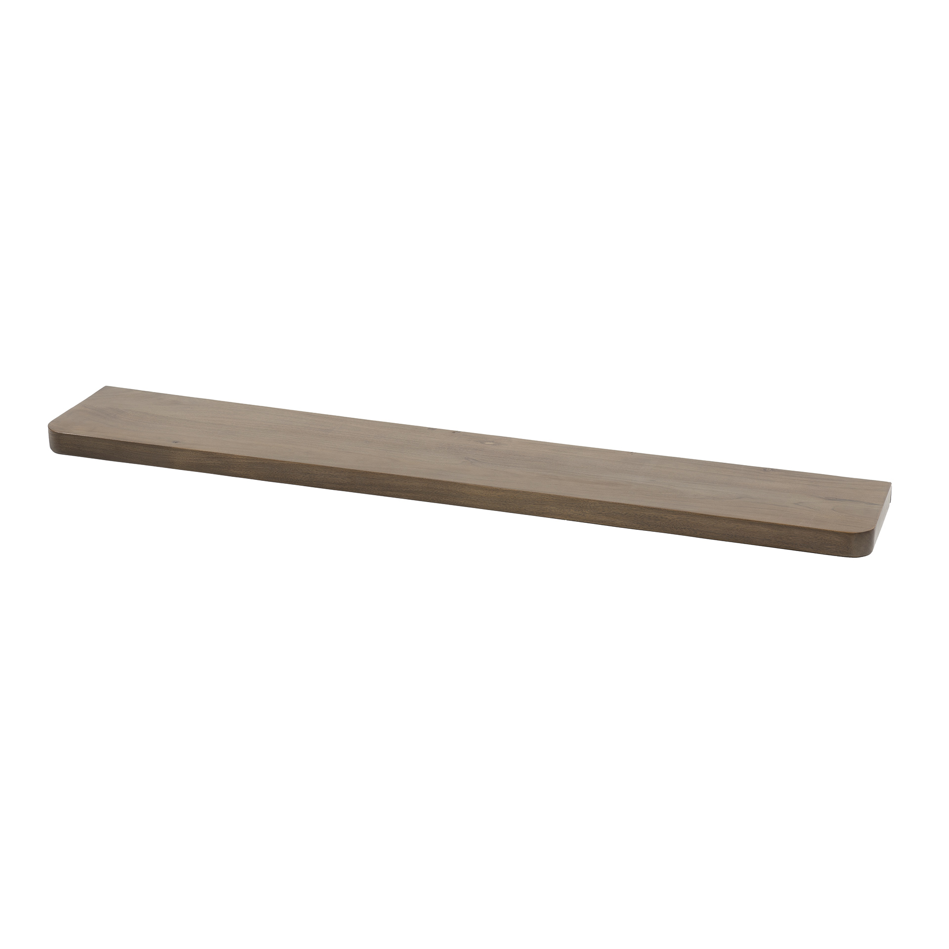 Mensola a muro Carve 120 cm - Acacia massiccia marrone