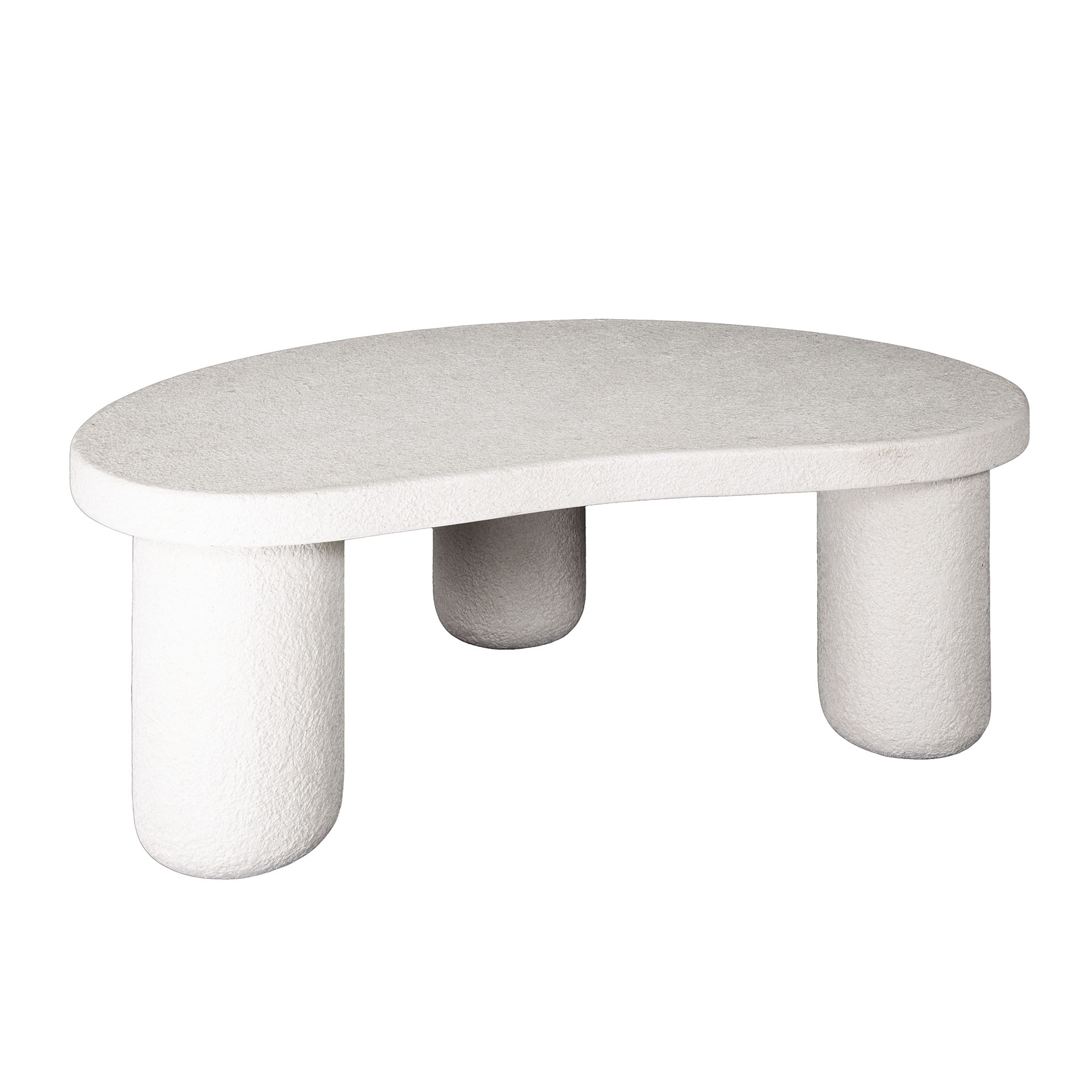 Tavolino XL Ciottolo organico / Marmo composito