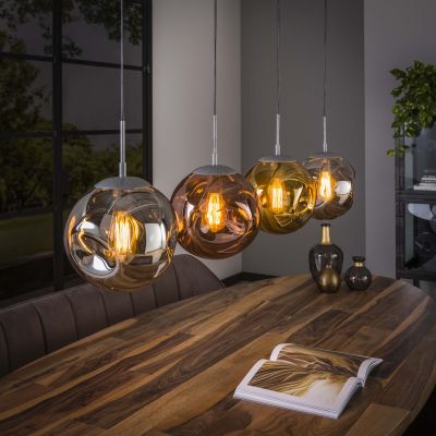 Lampada a sospensione 4L stellare / Argento antico