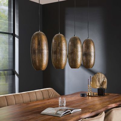 Lampada a sospensione 4L cosmica / Bronzo antico