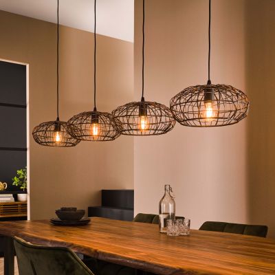 Lampada a sospensione 4L connect XL / Marrone nero