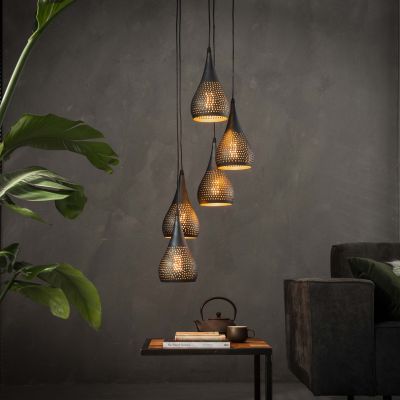 Lampada a sospensione 5L Punch a gradini